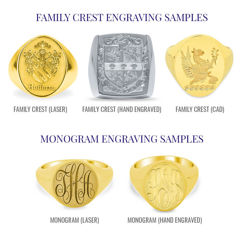 Signet Ring Engraving Styles